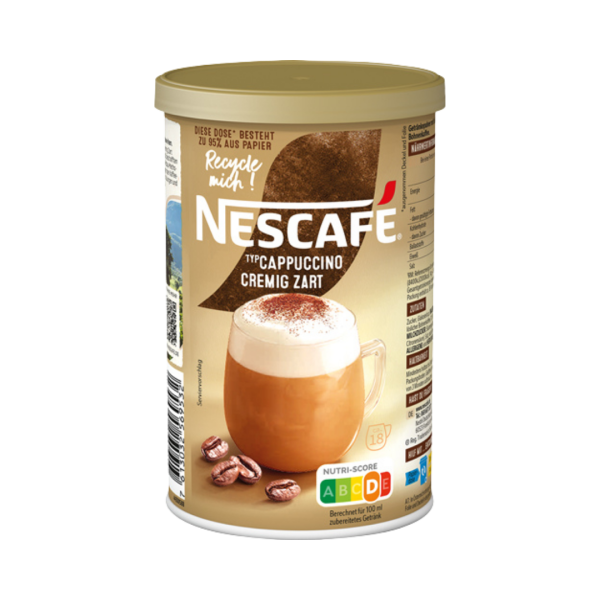 Nescafé Gold Cappuccino Cremig zart, Löskaffee, ca. 18 Portionen, 250 Gramm